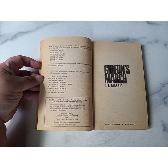 Gideon's March By J.J. Marric Paperback - Picture 3 of 10